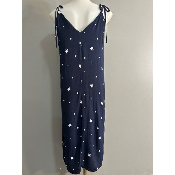 TopShop Star Print Midi Dress 2 - Picture 5 of 10